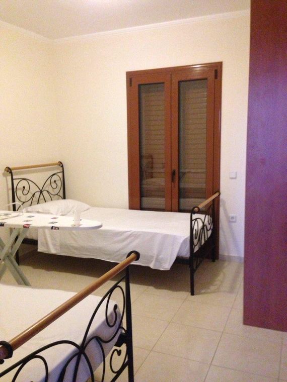 A twin-bed room